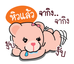 Bears pink ribbon sticker #14655999