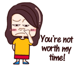 Nine blame Mom (English) sticker #14656177