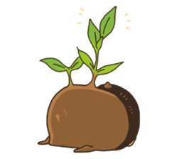 pot friends and penguri sticker #14656639