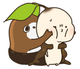 pot friends and penguri sticker #14656643