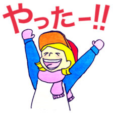 Snowboarder Girl sticker #14657330