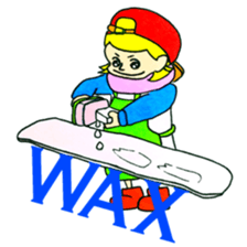 Snowboarder Girl sticker #14657345