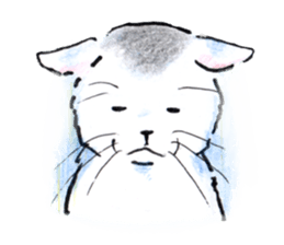 Buchineko is anxious sticker #14657472