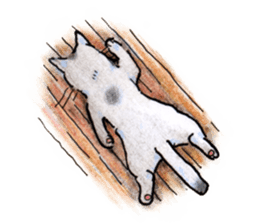 Buchineko is anxious sticker #14657481