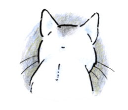 Buchineko is anxious sticker #14657484