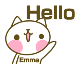 Sticker for Emma sticker #14657902