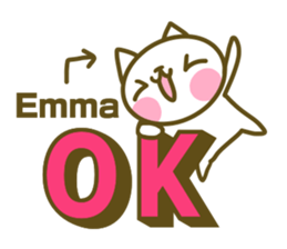 Sticker for Emma sticker #14657906
