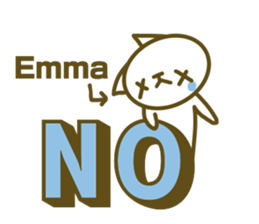 Sticker for Emma sticker #14657907
