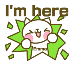 Sticker for Emma sticker #14657908