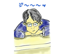 Good Luck!Salaryman Mr.Megane sticker #14658065