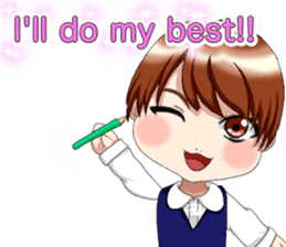 Lovely Loose Foot English sticker #14658138