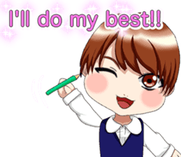 Lovely Loose Foot English sticker #14658138