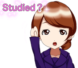 Lovely Loose Foot English sticker #14658140