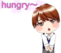 Lovely Loose Foot English sticker #14658142