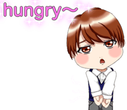 Lovely Loose Foot English sticker #14658142