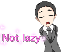 Lovely Loose Foot English sticker #14658145