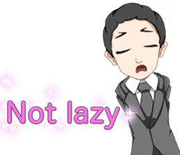 Lovely Loose Foot English sticker #14658145