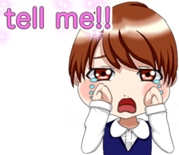 Lovely Loose Foot English sticker #14658150