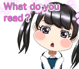 Lovely Loose Foot English sticker #14658151