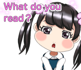 Lovely Loose Foot English sticker #14658151