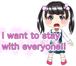 Lovely Loose Foot English sticker #14658155