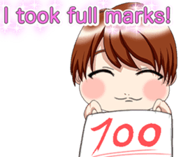 Lovely Loose Foot English sticker #14658158