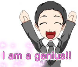 Lovely Loose Foot English sticker #14658161