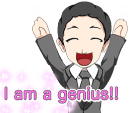 Lovely Loose Foot English sticker #14658161