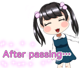 Lovely Loose Foot English sticker #14658167