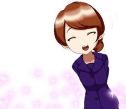 Lovely Loose Foot English sticker #14658168