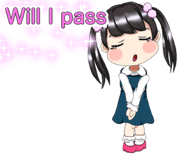 Lovely Loose Foot English sticker #14658171