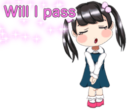 Lovely Loose Foot English sticker #14658171