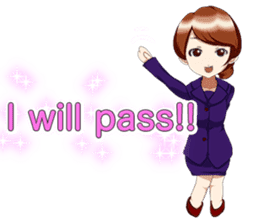 Lovely Loose Foot English sticker #14658172