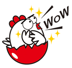 New Year's day of a chicken. sticker #14658343
