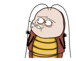 Mr.P-the fly do not like sticker #14659384