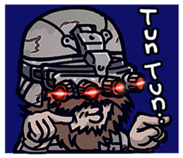 Curl Sergeant- special forces vol.3 sticker #14659575