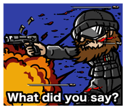 Curl Sergeant- special forces vol.3 sticker #14659577