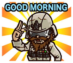 Curl Sergeant- special forces vol.3 sticker #14659582