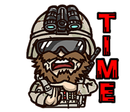 Curl Sergeant- special forces vol.3 sticker #14659585