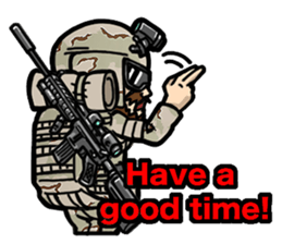 Curl Sergeant- special forces vol.3 sticker #14659586