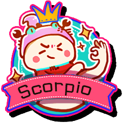 Scorpio daily stickers for conversation