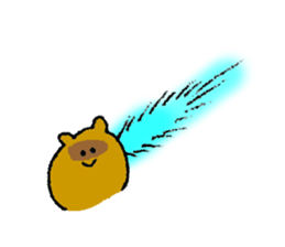 Raccoon's name is Yuuki sticker #14660281