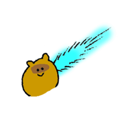 Raccoon's name is Yuuki sticker #14660281