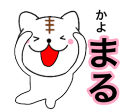 Names cat kayo sticker #14660484