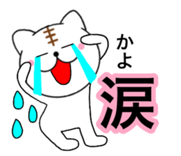 Names cat kayo sticker #14660495