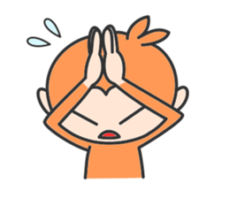 Monkey with narrow eyes sticker #14660636