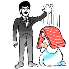 A gentleman who says a gag