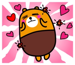 Liu-Lang Bear-LOVE Time sticker #14661628