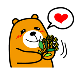 Liu-Lang Bear-LOVE Time sticker #14661629