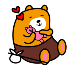 Liu-Lang Bear-LOVE Time sticker #14661633